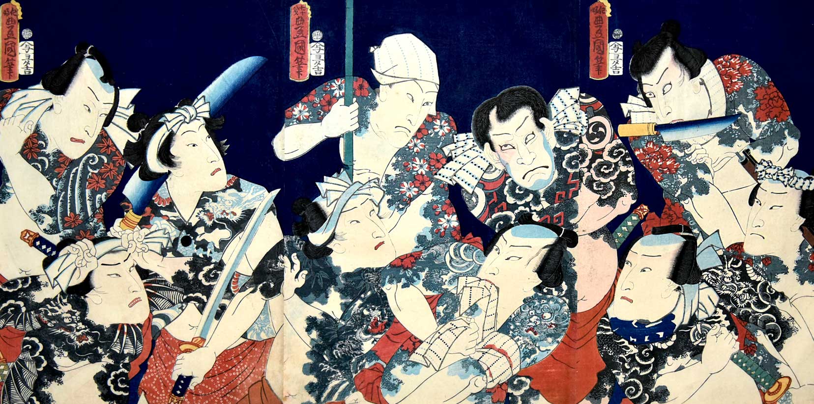 Utagawa Kunisada / A Toyokuni Masterpiece: Ten Imaginary Portraits from The Water Margin